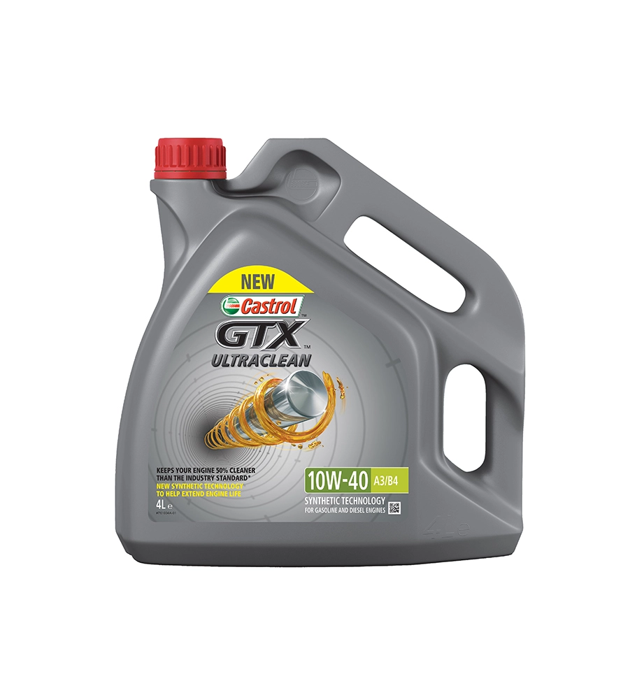 OLIO MOTORE LUBRIFICANTE AUTO GTX ULTRACLEAN 10W40 A3/B4 4L